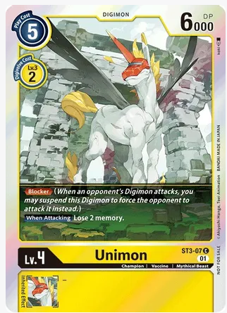Unimon - ST3-07 (Official Tournament Pack Vol.4)